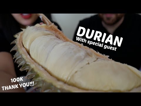 (THANK YOU FOR 100K) EXOTIC THAI DURIAN MUKBANG FEAST | SAS-ASMR *Special Guest*