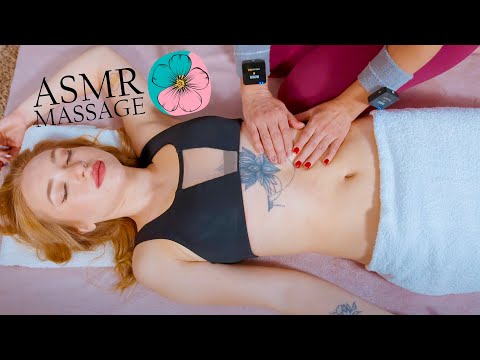 ASMR Front and Foot Massage with Rubber Balls by Lina