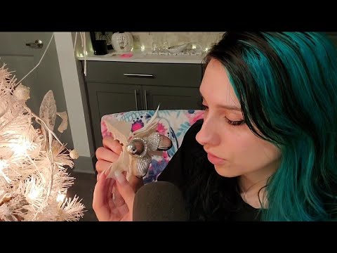 ASMR Explore My Mini Christmas Tree with Me! 🎄 | Whispered, tapping, scratching