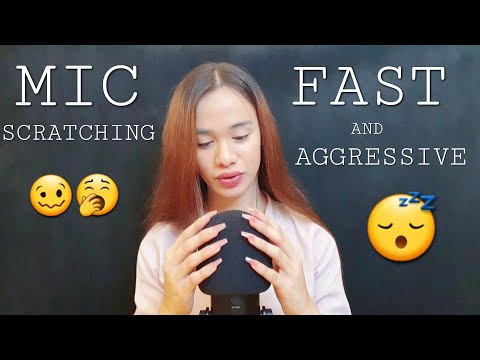 ASMR | FAST and AGGRESSIVE | Mic Scratching | No Talking