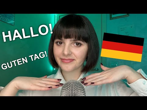 ASMR Teaching You Basic German 🇩🇪
