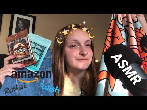 ASMR Online Shopping Haul! 🛍 w/ Fabric Tapping and Scratching