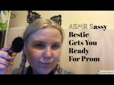 ASMR Getting You Ready For Prom (ASMR Sassy Best Friend Roleplay)