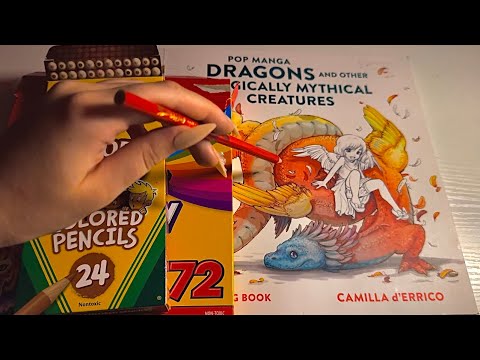 Coloring ASMR (Coloring Sounds/Color Visuals) Perfect Background Sound🌈