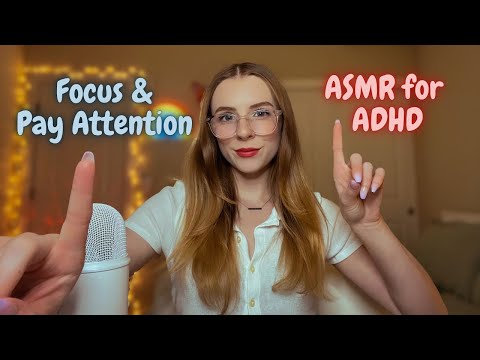 ASMR | FAST AND AGGRESSIVE ASMR FOR ADHD (Pay Attention & Follow my Instructions) *99.9% will fail*