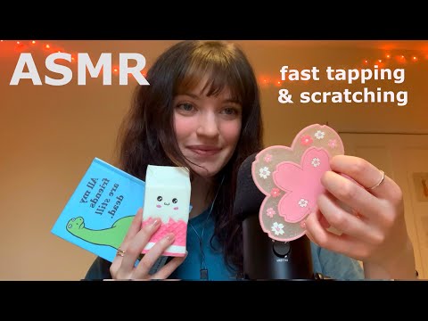 ASMR ~ Fast Tapping and Scratching Triggers for Tingles!