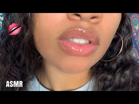 ASMR | Mouth Sounds 👄💦 & Lipgloss Pumping | Repeating My Intro