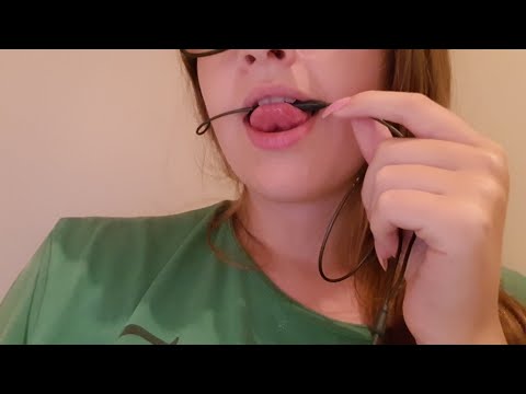 Very wet mic nibbling ASMR | extreme mouth sounds