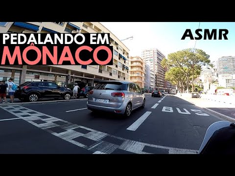 ASMR pedalando em Mônaco
