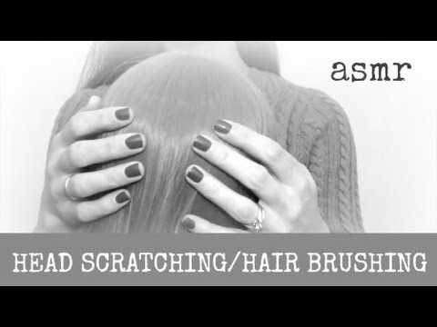 ASMR~Mannequin Head Scratching/Hair Brushing~No Talking/Delicate Sounds 🎧