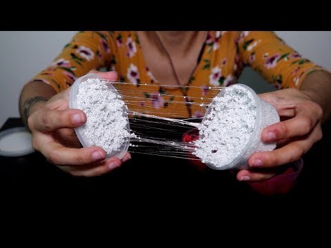 ASMR Pearl Clay Slime | Whispers and Crunchy Sounds