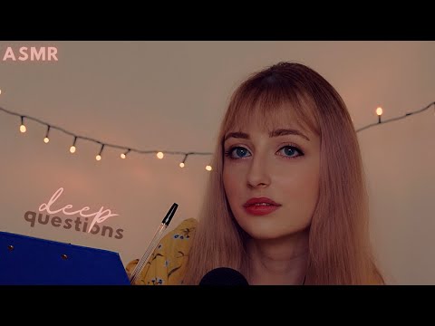 ASMR│Asking You  Deep Questions About Life