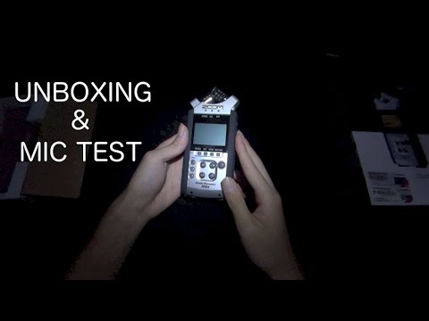 [音フェチ]新しいレコーダーを開封&マイクテスト(Zoom H4n)[ASMR]Unboxing & New recorder Mic test(Zoom H4n)[JAPAN]