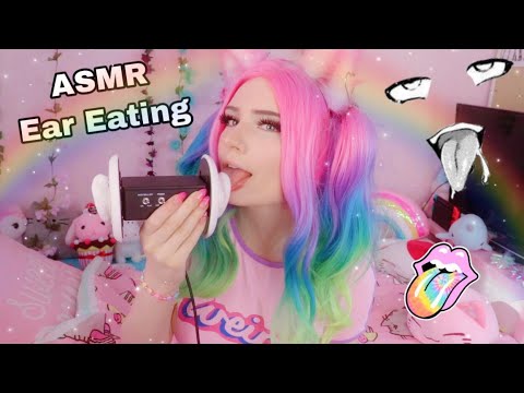 ASMR - Ear Eating and Licking (No Talking) | Lealolly