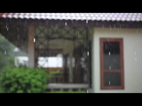 Raindrops on Tin Roof | Background Noise | Mic Test
