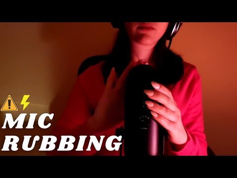 ASMR - Super FAST AND AGGRESSIVE MIC RUBBING, stroking with no cover | brain melting | NO TALKING