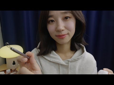 ASMR Friend Extracts Pimples on your Ears