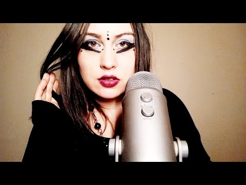 ASMR 🖤Woman in Black🖤 does fast&agressive triggers💥