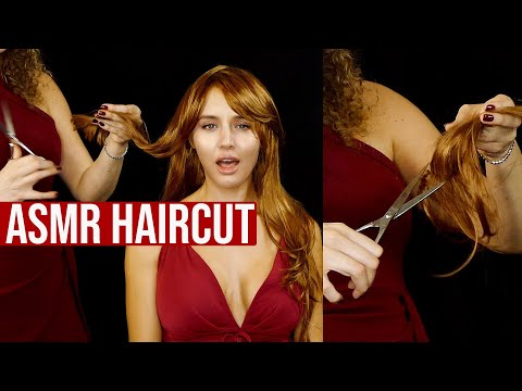 ASMR Haircut 💕 Miley Cyrus Roleplay 😱 with Ambree & Corrina Rachel