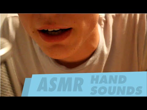 ASMR - Super Relaxing Hand Sounds - With Little Male Whispering