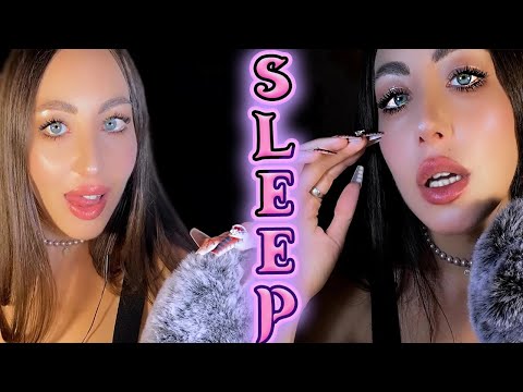 ASMR {You're sleeping role play} Echoed Whisper and Dreamy Visuals