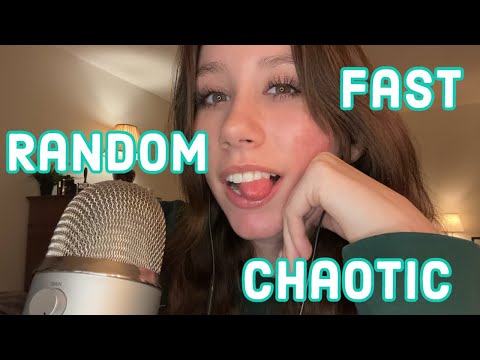 ASMR | Fast and Chaotic ASMR Random Mouth Sounds, Snapping, Tapping