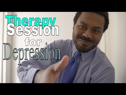ASMR Psychologist Roleplay "Therapy Session for Depression" Marker Sounds & Page Turning Sounds
