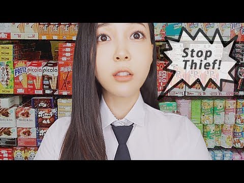 ASMR Roleplay Japanese Candy Shop /Crinkle/Crunchy/Sticky/Eating sounds/TokyoTreat/
