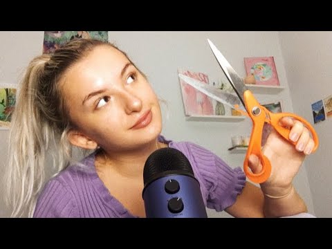ASMR: Plucking, raking and snipping negative energy away (lots of personal attention)