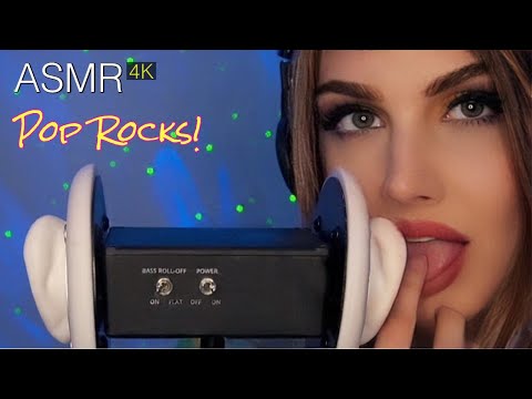 ASMR Pop Rocks & Mouth Sounds - 4K