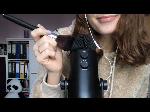 ASMR | Mic Brushing with Tingly Trigger Words