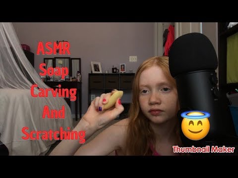 ASMR~ Soap Carving and Scratching