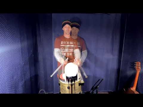 Layered Ear and Practice Pad Drumming ASMR