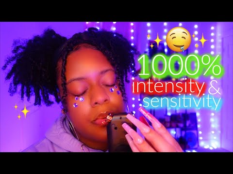 ASMR | EXTREMELY SENSITIVE MOUTH SOUNDS AT 1000% INTENSITY 🤤 (LEVEL : EXPERT!! 💜🔥)