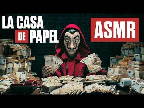 ASMR Money Heist 🏦The CRINKLY SOUNDS of 984,346,750€