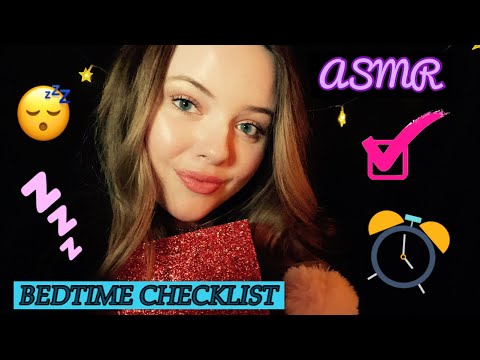 ASMR | Bedtime Checklist 🌙💤