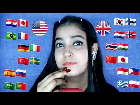 ASMR "Thursday" In 26 Different Languages