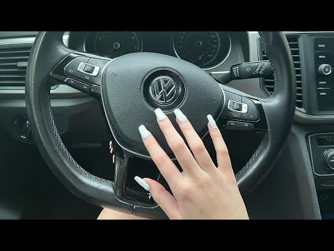 ASMR fast & aggressive tapping in my car 🚗