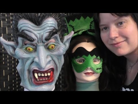 Dracula and Mrs Frankenstein go to the Spa for PAMPER !   Halloween #ASMR