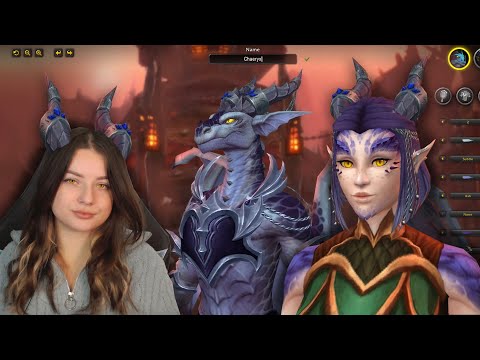[ASMR] Dracthyr Evoker Character Creation | World of Warcraft