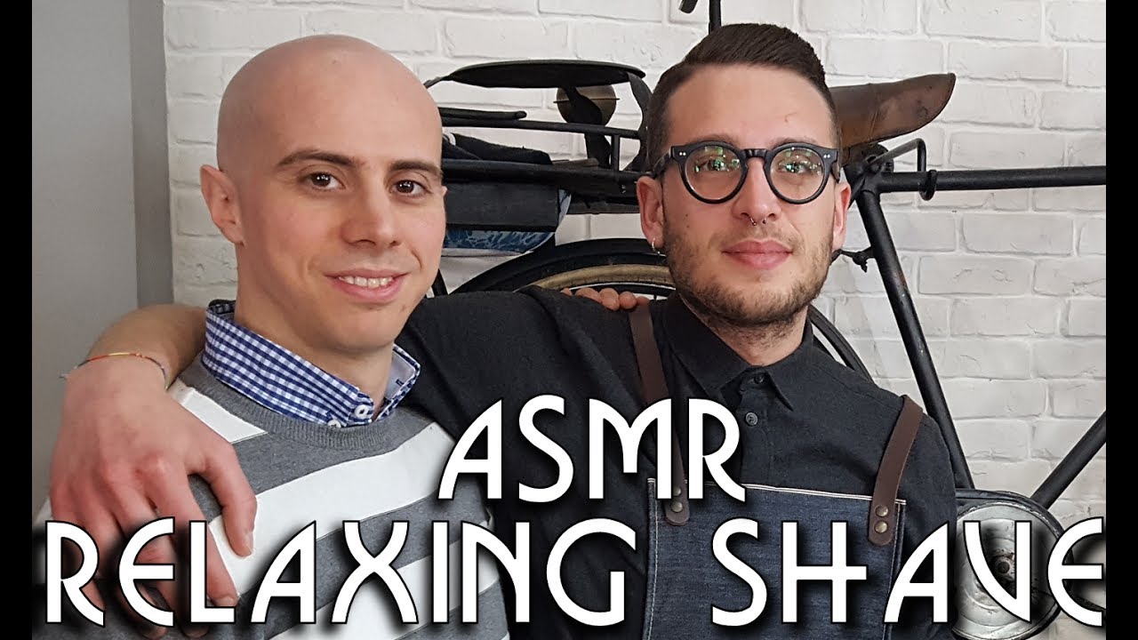 💈 Young Italian Barber - Complete head and face shave - ASMR no talking