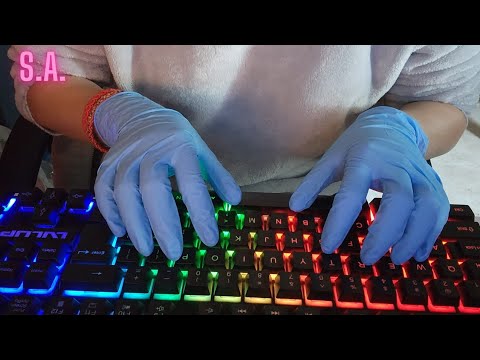 Asmr | Rainbow Keyboard, Tap Tap!