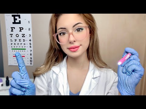 ASMR Fast & CHAOTIC Eye Exam Roleplay, Cranial Nerve, Layered Sounds, Personal Attention, Medical RP