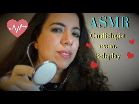 ASMR Cardiologist exam. Roleplay