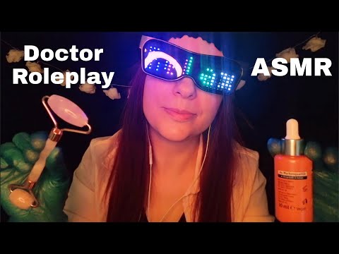 ASMR Face Examination Roleplay and treatment - Doctor Roleplay - Latex Gloves - Doktor Arzt Roleplay