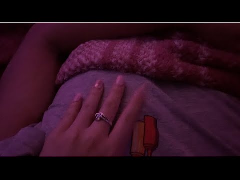 ASMR Skin and Fabric Scratching and Tapping (ft. some sleeping sounds)