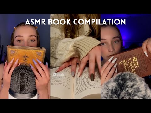 Compilation of Book ASMR TikToks