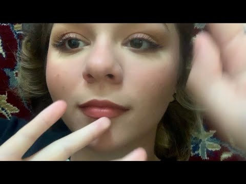 tapping on your face ASMR