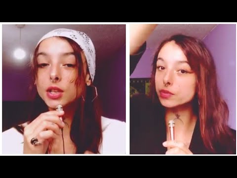 my first ever ASMR I made 2 years ago with a mini mic 🖤✨it's shockingly bad :')