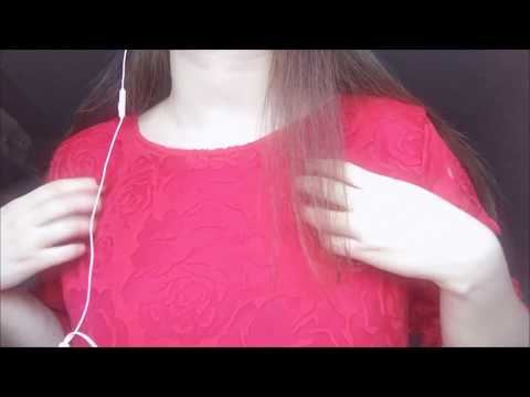 ASMR Quickie: Fast shirt scratching - BLOOD RED 🔴❤️🔥